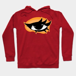 Orange Power Eyeball Hoodie